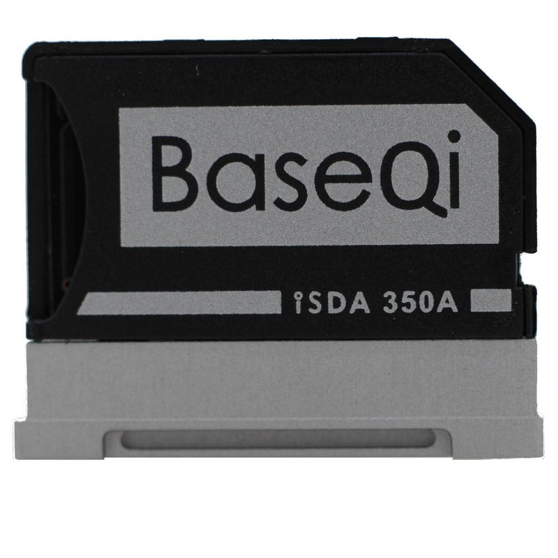 BASEQI Aluminum MicroSD Adapter for Microsoft Surface Book 13.5" (Model-350A) - Add up to 1TB of extra storage space - Image 1